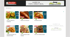Desktop Screenshot of cocinarecetasfaciles.com